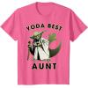 image:imageStar Wars Yoda Best Aunt Rebel Logo TShirtPink Heather