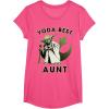 image:imageStar Wars Yoda Best Aunt Rebel Logo TShirtPink Heather