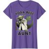image:imageStar Wars Yoda Best Aunt Rebel Logo TShirtPurple Heather