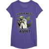 image:imageStar Wars Yoda Best Aunt Rebel Logo TShirtPurple Heather