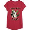 image:imageStar Wars Yoda Best Aunt Rebel Logo TShirtRed Heather