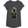 image:imageStar Wars Yoda Crouching Portrait Graphic TShirt TShirtDark Heather Grey