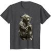 image:imageStar Wars Yoda Crouching Portrait Graphic TShirt TShirtDark Heather Grey