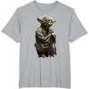 image:imageStar Wars Yoda Crouching Portrait Graphic TShirt TShirtHeather Grey