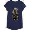 image:imageStar Wars Yoda Crouching Portrait Graphic TShirt TShirtNavy Blue