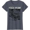 image:imageStar Wars Yoda Man Portrait TShirtHeather Blue