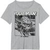 image:imageStar Wars Yoda Man Portrait TShirtHeather Grey