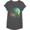 image:imageStar Wars Yoda amp The Moon Power Graphic TShirt Z1 TShirtAsphalt Grey