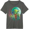 image:imageStar Wars Yoda amp The Moon Power Graphic TShirt Z1 TShirtAsphalt Grey