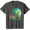 image:imageStar Wars Yoda amp The Moon Power Graphic TShirt Z1 TShirtAsphalt Grey