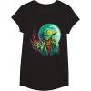 image:imageStar Wars Yoda amp The Moon Power Graphic TShirt Z1 TShirtBlack