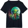 image:imageStar Wars Yoda amp The Moon Power Graphic TShirt Z1 TShirtBlack