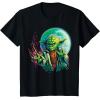 image:imageStar Wars Yoda amp The Moon Power Graphic TShirt Z1 TShirtBlack