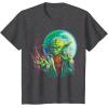 image:imageStar Wars Yoda amp The Moon Power Graphic TShirt Z1 TShirtDark Heather Grey