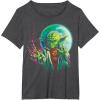 image:imageStar Wars Yoda amp The Moon Power Graphic TShirt Z1 TShirtDark Heather Grey