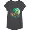 image:imageStar Wars Yoda amp The Moon Power Graphic TShirt Z1 TShirtDark Heather Grey