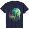 image:imageStar Wars Yoda amp The Moon Power Graphic TShirt Z1 TShirtNavy Blue