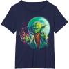 image:imageStar Wars Yoda amp The Moon Power Graphic TShirt Z1 TShirtNavy Blue