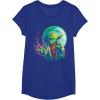 image:imageStar Wars Yoda amp The Moon Power Graphic TShirt Z1 TShirtRoyal Blue