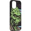 image:imageiPhone 16 Star Wars Retro Yoda Jedi Master Comic Illustration Black CaseiPhone 12 mini