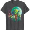 image:imageStar Wars Yoda amp The Moon Power Graphic TShirt Z1 TShirtDark Heather Grey