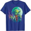 image:imageStar Wars Yoda amp The Moon Power Graphic TShirt Z1 TShirtRoyal Blue