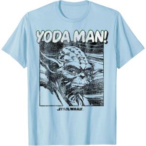 image:imageStar Wars Yoda Man Portrait TShirtBaby Blue