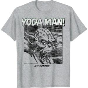 image:imageStar Wars Yoda Man Portrait TShirtHeather Grey