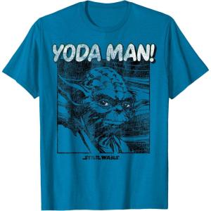 image:imageStar Wars Yoda Man Portrait TShirtSapphire Blue