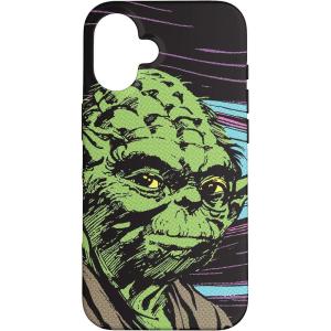 image:imageiPhone 16 Star Wars Retro Yoda Jedi Master Comic Illustration Black CaseiPhone 16