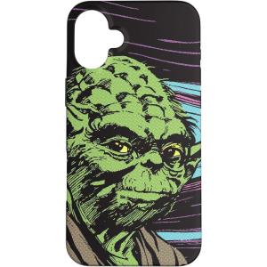 image:imageiPhone 16 Star Wars Retro Yoda Jedi Master Comic Illustration Black CaseiPhone 16 Plus