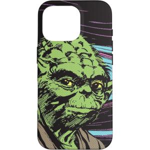 image:imageiPhone 16 Star Wars Retro Yoda Jedi Master Comic Illustration Black CaseiPhone 16 Pro