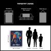 image:imageNORTHWEST Star Wars Woven Tapestry Throw Blanket 48 x 60 Storm AheadMoonrise
