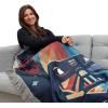 image:imageNORTHWEST Star Wars Woven Tapestry Throw Blanket 48 x 60 Storm AheadMoonrise