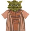 image:imageSTAR WARS Hooded Matching Family Cosplay TShirt Toddler to Adult Sizes 4T  2XLBrown  Green  Yoda