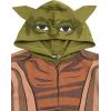image:imageSTAR WARS Hooded Matching Family Cosplay TShirt Toddler to Adult Sizes 4T  2XLBrown  Green  Yoda