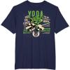 image:imageStar Wars Clone Wars Yoda Jedi Master Portrait TShirtNavy Blue