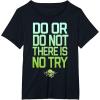 image:imageStar Wars Do Or Do Not There Is No Try Yoda Stamp TShirt TShirtBlack