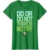 image:imageStar Wars Do Or Do Not There Is No Try Yoda Stamp TShirt TShirtKelly Green