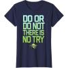 image:imageStar Wars Do Or Do Not There Is No Try Yoda Stamp TShirt TShirtNavy Blue