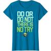 image:imageStar Wars Do Or Do Not There Is No Try Yoda Stamp TShirt TShirtSapphire Blue