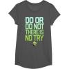 image:imageStar Wars Do Or Do Not There Is No Try Yoda TShirt C2 TShirtAsphalt Grey