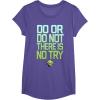 image:imageStar Wars Do Or Do Not There Is No Try Yoda TShirt C2 TShirtPurple Heather