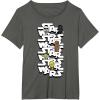image:imageStar Wars Logo Darth Vader Yoda Kawaii Characters TShirt TShirtAsphalt Grey