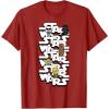 image:imageStar Wars Logo Darth Vader Yoda Kawaii Characters TShirt TShirtCranberry Red