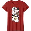 image:imageStar Wars Logo Darth Vader Yoda Kawaii Characters TShirt TShirtCranberry Red