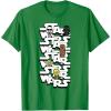 image:imageStar Wars Logo Darth Vader Yoda Kawaii Characters TShirt TShirtKelly Green