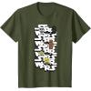 image:imageStar Wars Logo Darth Vader Yoda Kawaii Characters TShirt TShirtOlive Green