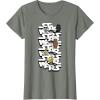 image:imageStar Wars Logo Darth Vader Yoda Kawaii Characters TShirt TShirtOlive Heather