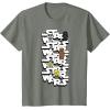 image:imageStar Wars Logo Darth Vader Yoda Kawaii Characters TShirt TShirtOlive Heather